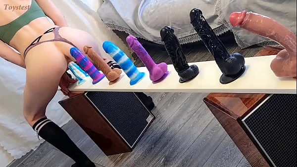 Choosing the Best of the Best! Doing a New Challenge Different Dildos Test (with Bright Orgasm at the end Of course)