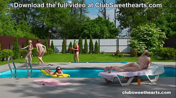 Summer Wet & Wild Fucking Scissoring Lesbians by ClubSweethearts