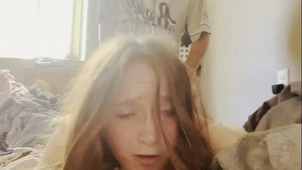 Extreme Rough Fucking Skinny 18 year old gf - multiple shaking orgasms and cumshot - PART 2/3