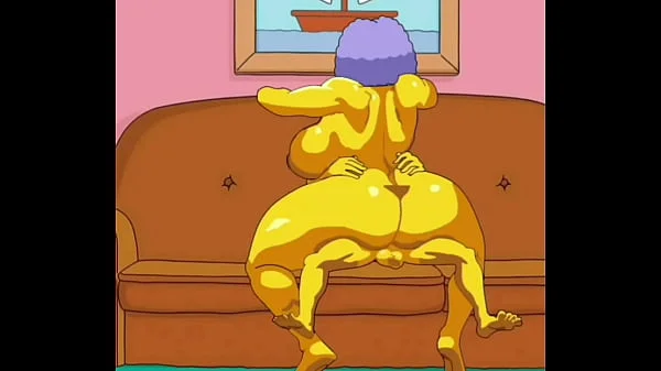 Selma Bouvier from The Simpsons gets her fat ass fucked by a massive cock