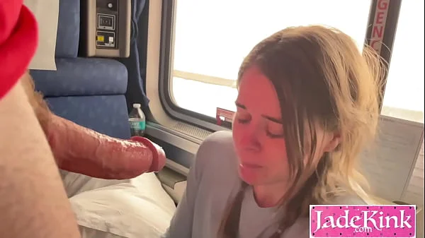 Fucked on public train