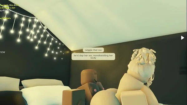 Blonde fucked by BBC in ROBLOX