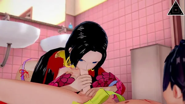 KOIKATSU Boa Hancock & Luffy, one piece have sex anime uncensored... Thereal3dstories