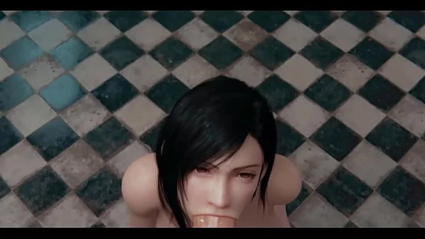 3D Hentai: Tifa Lockhart Hard Fucked in Public Toilet 3D Uncensored Hentai