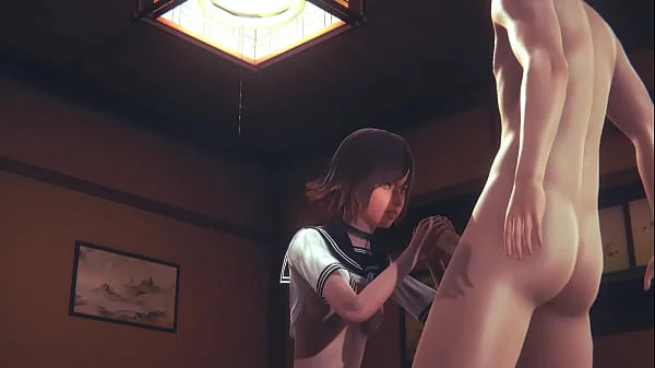 Hentai Uncensored 3D - Kaya Handjob and Fucked - Japanese Asian Manga Anime Game Porn