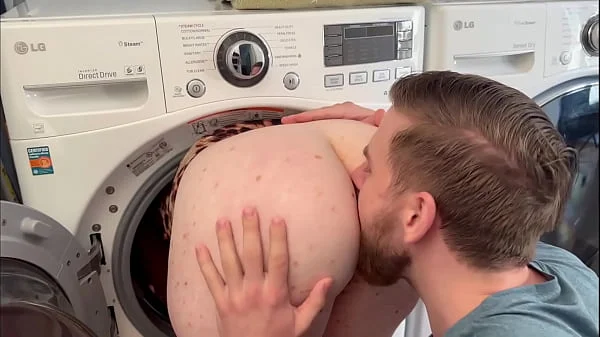 I Fuck My Big Booty MILF Stepmom Stuck in the Washer! Steve Rickz