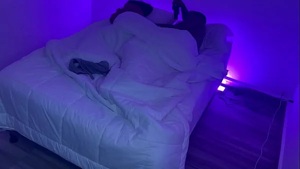 Behind the scenes. Stepmom shares bed and fucks stepson