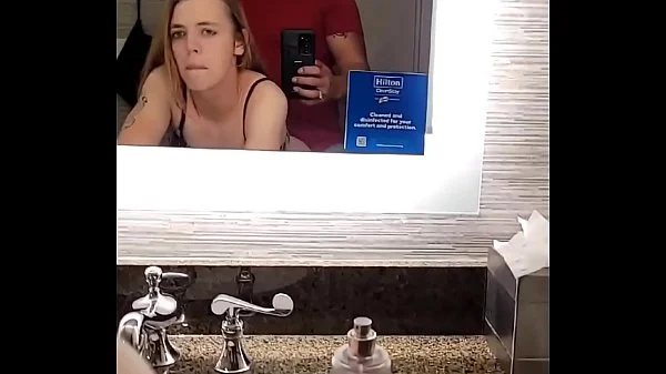 Fucking Tiny Petite Young Freshman I met at Town Club in Hotel Bathroom