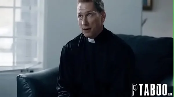 Hypocritical Priest Convinces Scared Teen Gia Derza To Give Up Her Anal Virginity