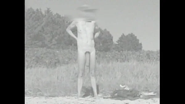 Huge flaccid cock - East German nude beach