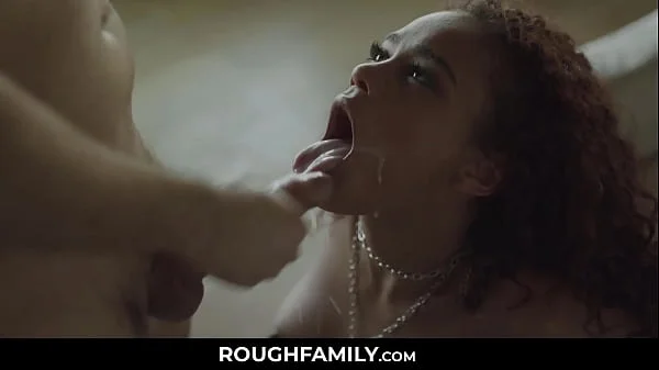 RoughFamily.com ⏩ Nice Step Father Pummeling his Ebony Stepdaughter, Scarlit Scandal