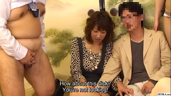 Bizarre Japanese game show couple watches orgy unfold