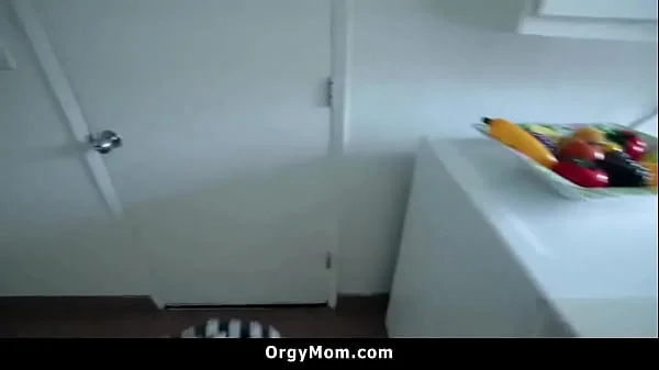 Homemaker Stepmom Fucked By Stepson in The Kitchen