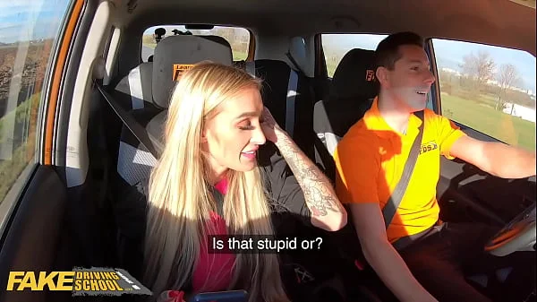 FakeDrivingSchool Daisy Lee thinks Blowjob Lessons Are More Fun