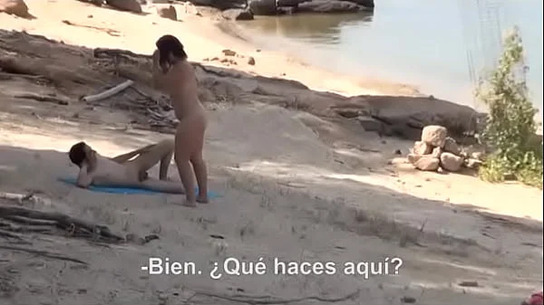 Bold naked teen picks up dudes by the lake