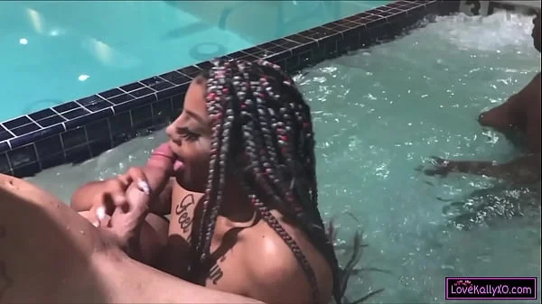 lovekallyxo.com - Black Girls Sucking Dick In The Pool