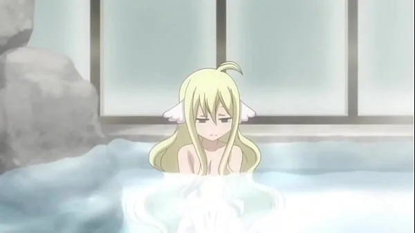 Fairy Tail OVA bath scene [nude filter]