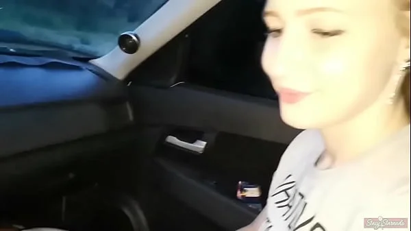 Homemade Blowjob In Car - POV