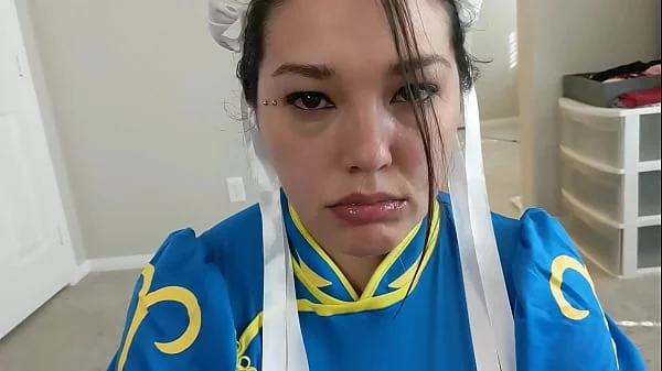 Halloween - Chun Li is and must now suck dick and get covered in cum as punishment